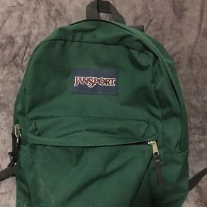 Green jansport backpack